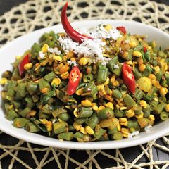 A picture of Beans & Chana Dal Stir Fry.
