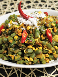 A picture of Beans & Chana Dal Stir Fry.