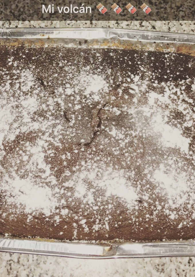 Una foto de Volcán de chocolate 