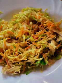 A picture of Steamed cabbage n Carrot's #themechallenge.