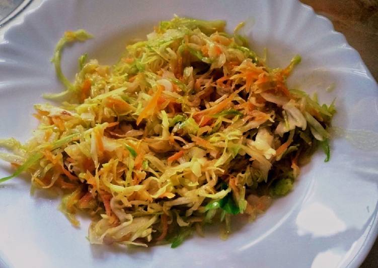 Recipe of Speedy Steamed cabbage n Carrot&#39;s #themechallenge