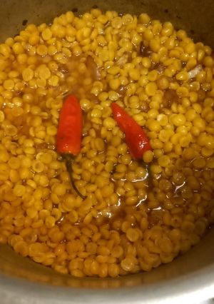 A picture of Fried dal chana.