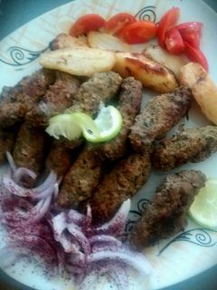 صورة لوصفة كفتة كباب مشوي