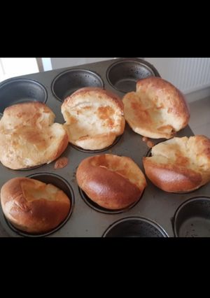 A picture of Yorkshire pudding.
