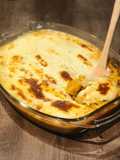 Pastel de lentejas gratinado