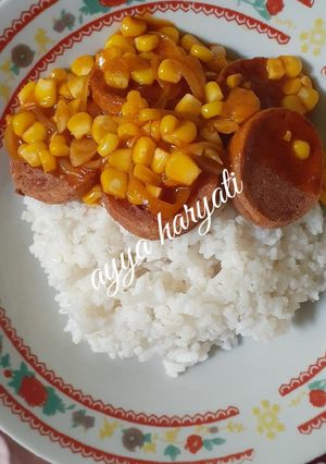 Foto resep Cornet siram jagung nano nano
