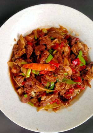 Foto resep Oseng Daging Sapi Pedas