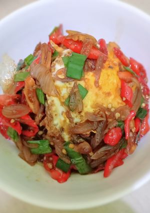 Foto resep Telur ceplok kuah kecap