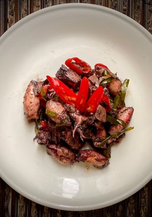 Foto resep Oseng Cumi Hitam