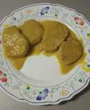 Solomillo al curry con pera y manzana