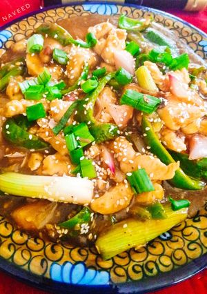 A picture of Stir Fry Chicken.