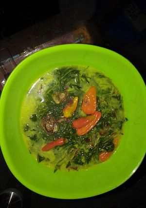Foto resep Sayur Daun Singkong Santan