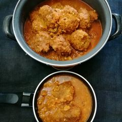 Cauliflower kofta A picture of Cauliflower kofta.