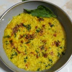 A picture of Moong Dal Palak.
