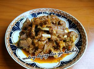 Foto resep Rendang daging dan iga kambing (65_GAS2025)
