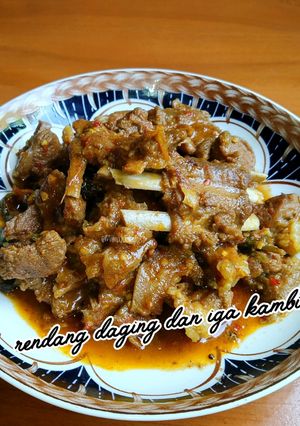 Foto resep Rendang daging dan iga kambing (65_GAS2025)
