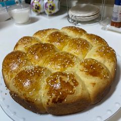 A picture of Honeycomb Bread (Japanese Milk Bread Method).