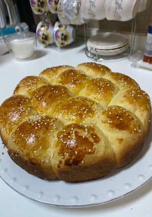 A picture of Honeycomb Bread (Japanese Milk Bread Method).