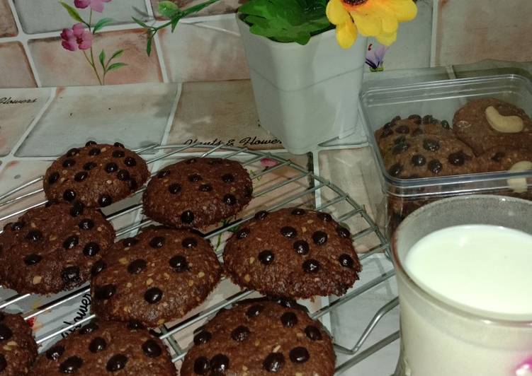 Resep @ENAK Cookies gandum chocolatte simple kue sehari-hari