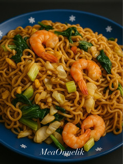 Foto resep Mie goreng pedas seafood