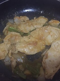 Una foto de Filete en salsa