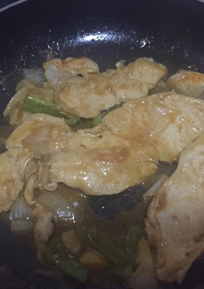 Una foto de Filete en salsa