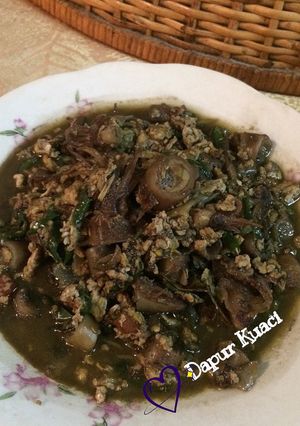 Foto resep Cumi Kering Tumis Kuah Campur Telur Orak-Arik