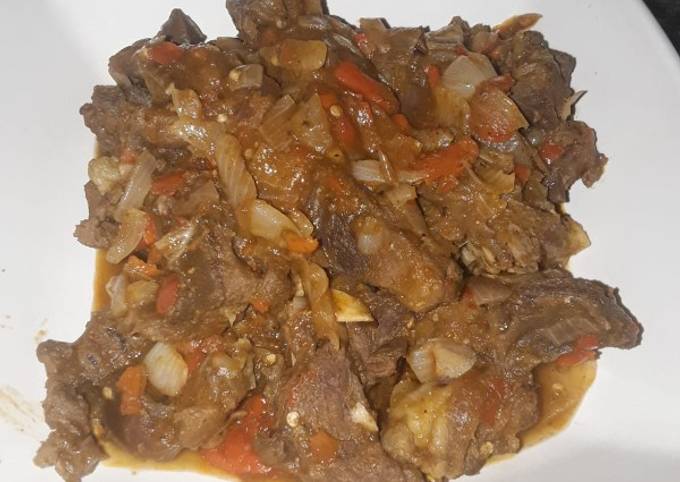 Spicy goat meat