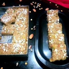 Chana dal burfi A picture of Chana dal burfi.