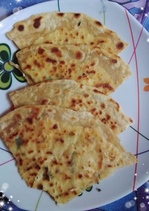 A picture of Punjabi Paneer paratha.