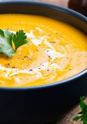 Una foto de Crema de zapallo (Apta para hipertensos)