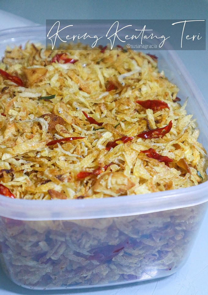 Foto resep Kering Kentang Teri (bumbu iris)