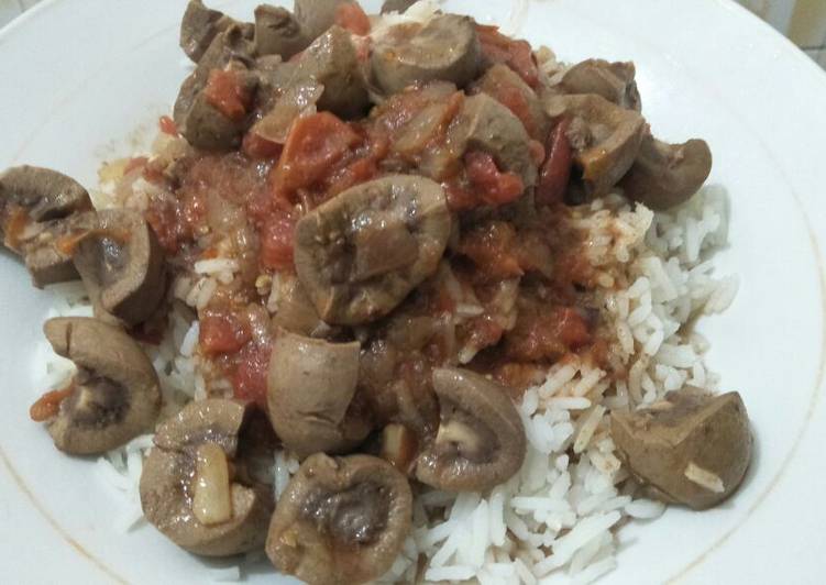 Kidney stewed with rice