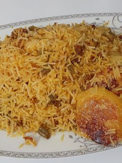عکسی از دستور لوبیا پلو