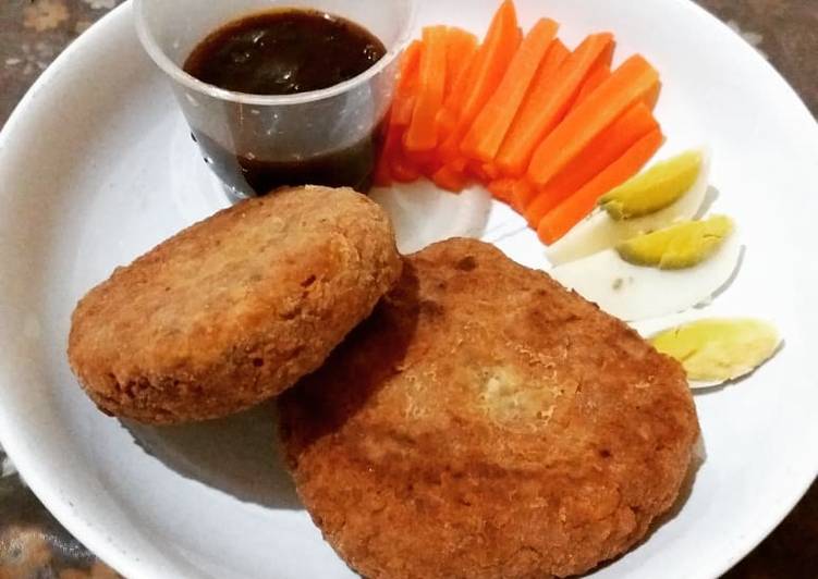 Langkah membuat Steak Tempe Saos Lada Hitam mantap