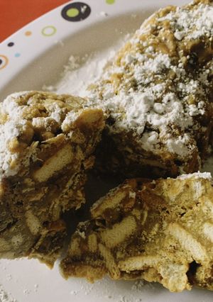 Foto di Salame di cioccolato bianco gustoso al pistacchio e cannella🎄✨💚