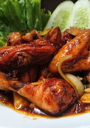 Foto resep Ayam kung pao saos mentega 'bu robi'