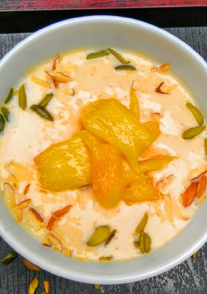 A picture of Mango Kheer.