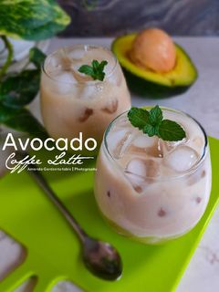 Foto resep Avocado Coffee Latte