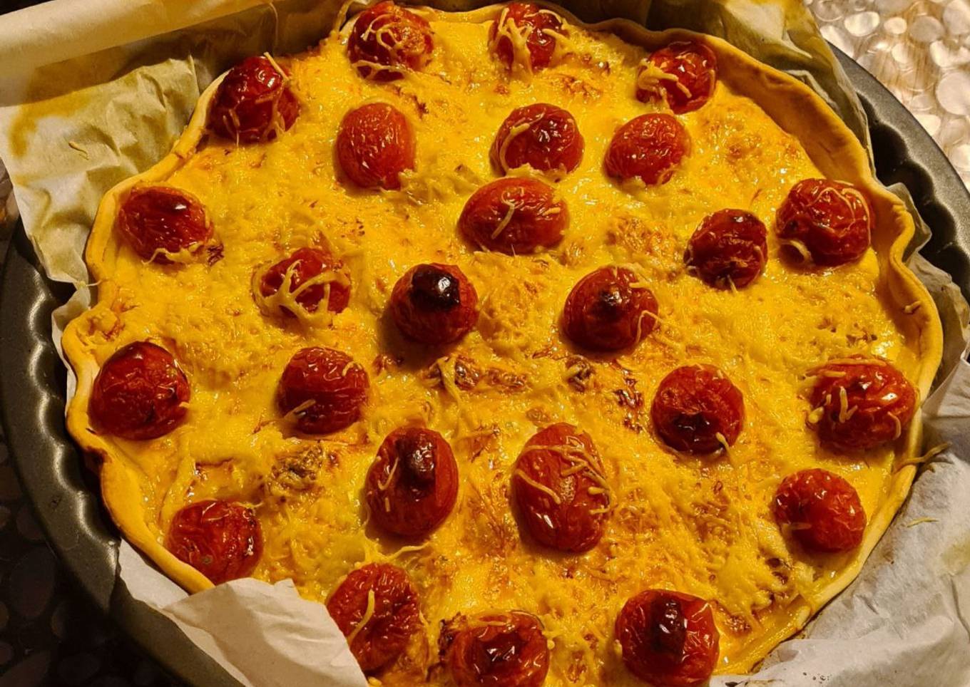 Tarte pommes de terre tomate