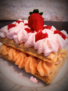 Φωτογραφία της συνταγής Mille feuille φράουλα 🍓