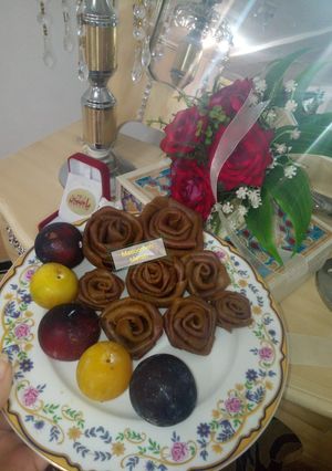 عکسی از دستور 🌸💮 لواشک آلو طلایی من 💮🌸