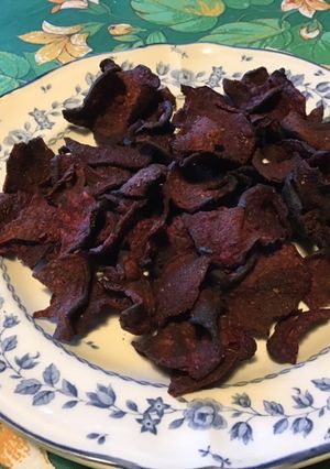 Une photo de Chips de betteraves rouges