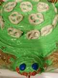 Turtle shape cake