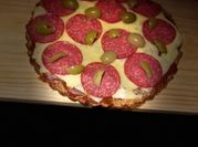 Una foto de pizza harina de almendras