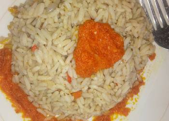 Unique Cuisine Basmati rice with olive oil and coconut milk Home Style