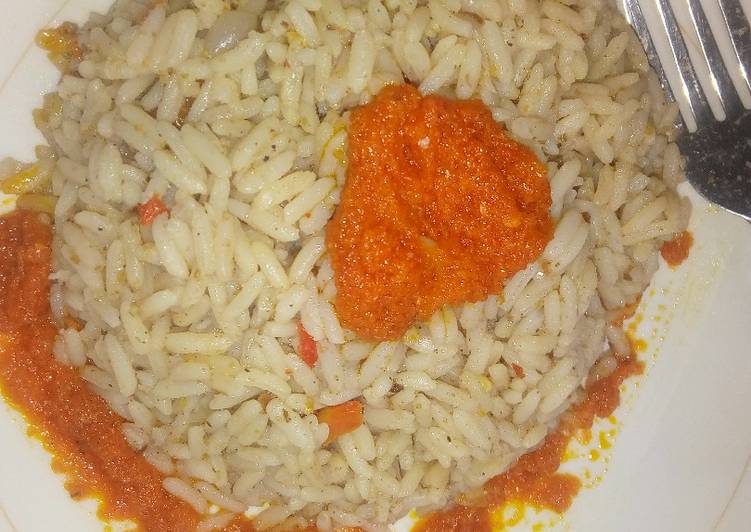 Basmati rice with olive oil and coconut milk Basmati rice with olive oil and coconut milk