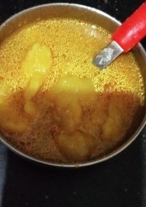 A picture of Aloo ki sabji.