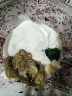 عکسی از دستور ماست بادمجان