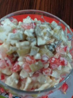 عکسی از دستور سالاد گل کلم و انار ایده یلدایی 😍